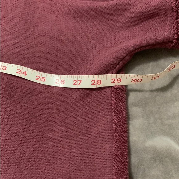 Free People Burgundy Sweatshirt - Picture 3 of 8